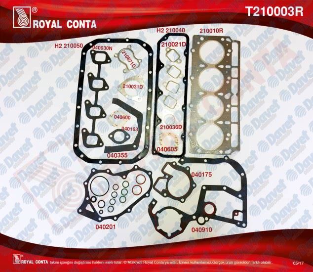 OTOCONTA 40136801 Takim Conta Kecesiz Subap Lastiksiz Lastik Karter Ust Kap Transit T15 2.500cc Td 05/91-07/00 116 Ps 85kw-74 Ps/55kw  ####